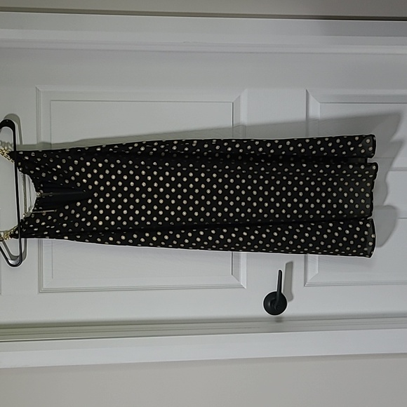 Michael Kors Bergalia Gold Foil Dress PTP Up to 23" - Picture 4 of 6